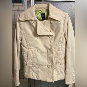 Gap corduroy double breasted jacket